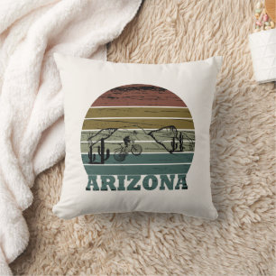 Mtb Az Sedona - Arizona Mountain Bike Throw Pillow