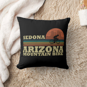 Mtb Az Sedona - Arizona Mountain Bike Throw Pillow