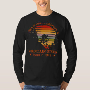 Mtb Bicycles Vintage 1949 Birthday Cycling Mountai T-Shirt