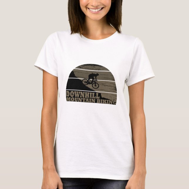 MTB Downhill Mountain Bike T-Shirt (Front)