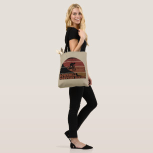 MTB Downhill Mountain Biking Tote Bag