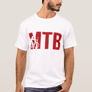 MTB for Cycling, Downhill and Mountain Bike Fans T-Shirt