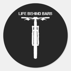 Mtb Mountain Bike Classic Round Sticker