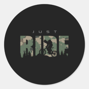 Mtb Mountain Bike Mtb Mountain Bike Classic Round Sticker