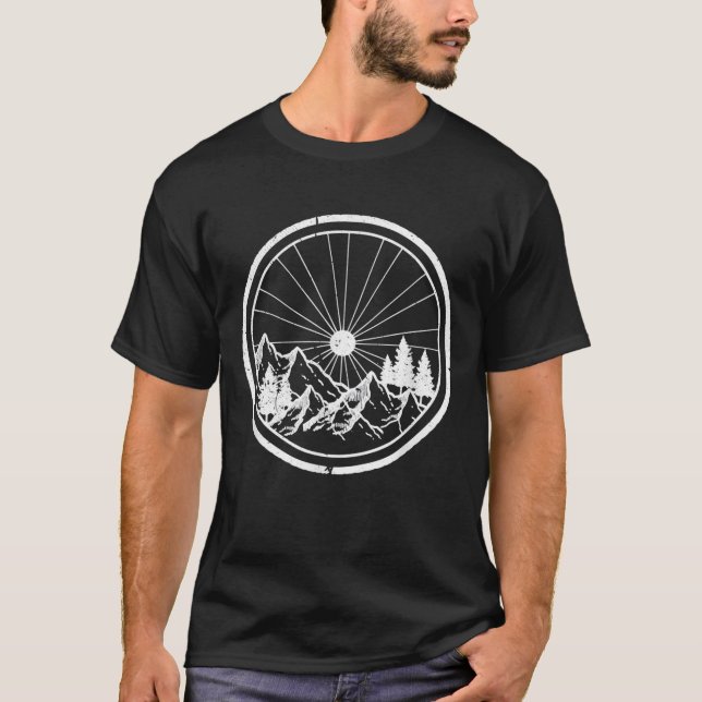 MTB Mountain Bike Trail T-Shirt (Front)