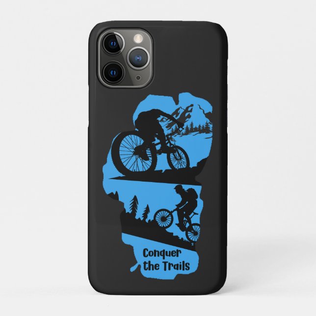 MTB Mountain Bike Trails Lake Tahoe California Case-Mate iPhone Case (Back)