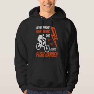 MTB Push Harder Mountain Bikers Trail Hoodie