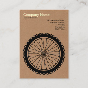 MTB Wheel  - Cardboard Business Card