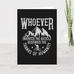 MTB - Whoever Invented The Bicycle Card