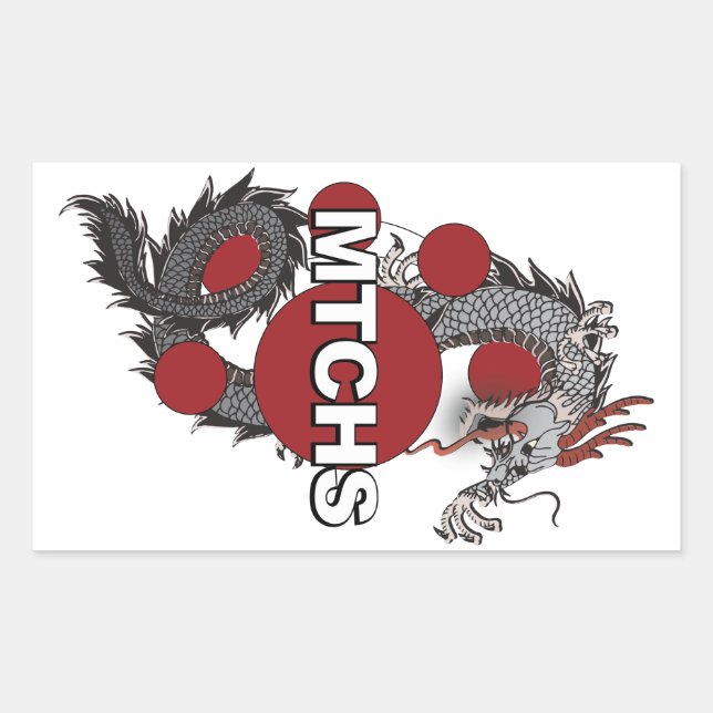 MTCHS Dragon Logo Sticker (Front)