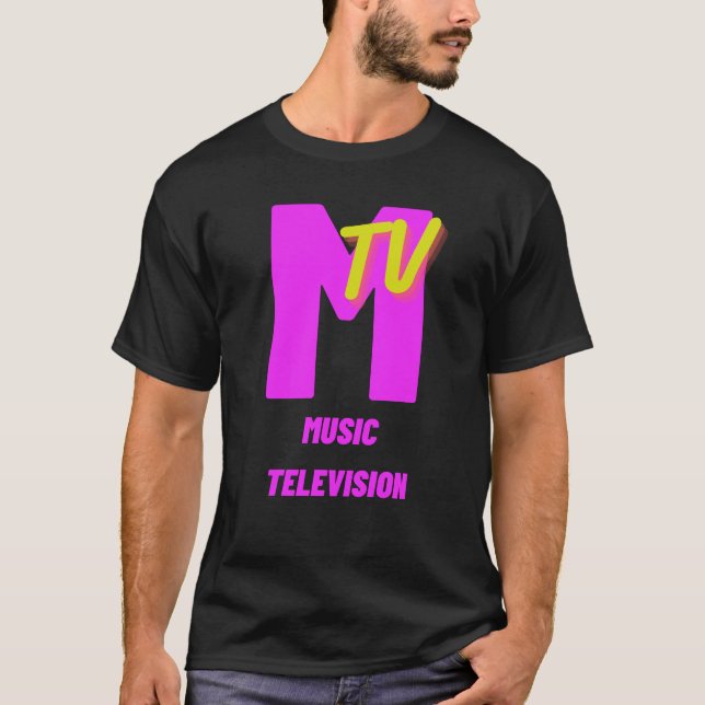 MTV Logo Fluorescent Colours t-shirt (Front)