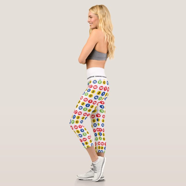 MTW Logo Capri Leggings (Left)
