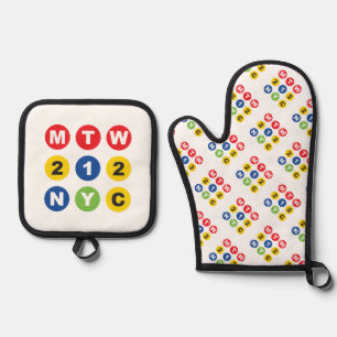 MTW logo Oven Mitt & Pot Holder Set