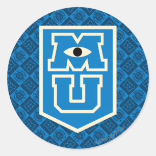 MU Flag Logo Classic Round Sticker