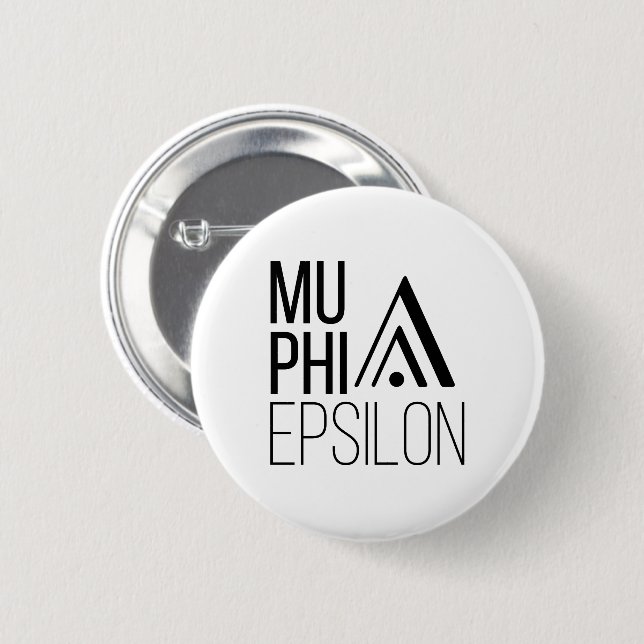 Mu Phi Epsilon Logo 2 Inch Round Button (Front & Back)
