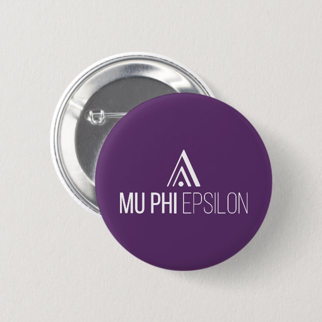 Mu Phi Epsilon Logo 2 Inch Round Button (Front & Back)