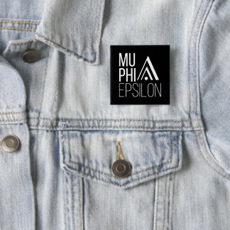 Mu Phi Epsilon Logo 2 Inch Square Button
