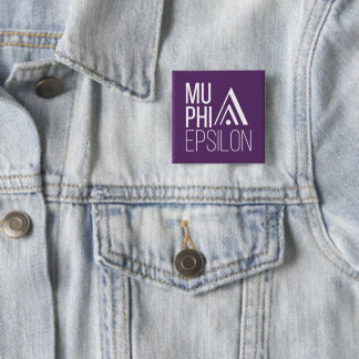 Mu Phi Epsilon Logo 2 Inch Square Button