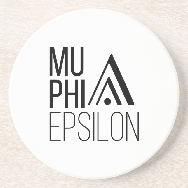 Mu Phi Epsilon Logo Coaster (Front)