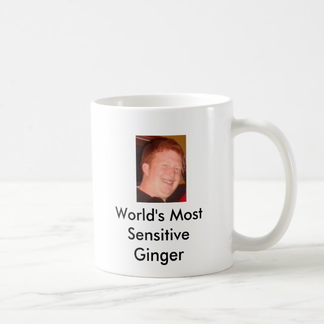 mu, World's Most Sensitive Ginger Coffee Mug (Right)
