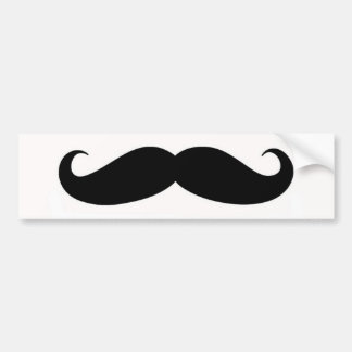 muatache bumper sticker