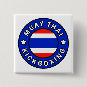 Muay Thai 2 Inch Square Button