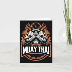 Muay Thai And Thai Boxing Fighter Card