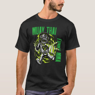 Muay Thai Astronaut Monkey, Space, Mma, Fighting,  T-Shirt