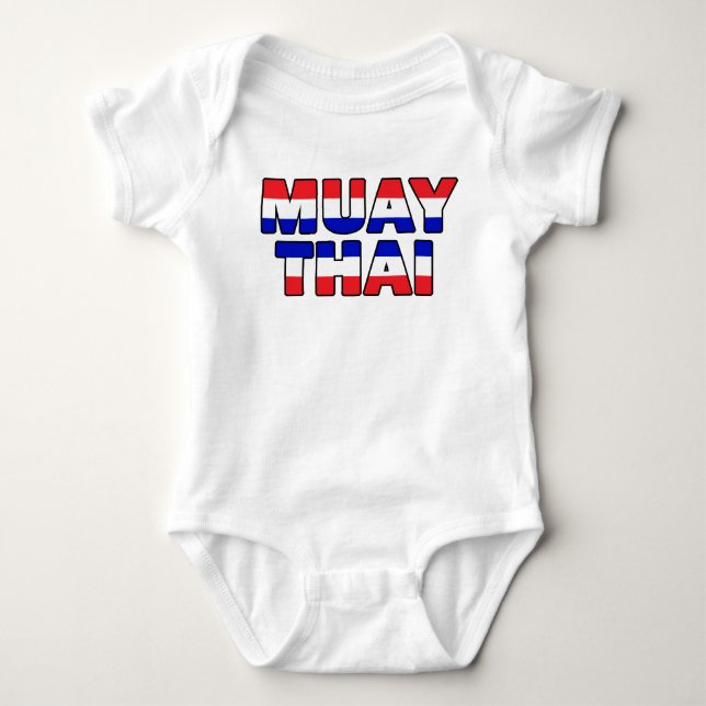 Muay Thai Baby Bodysuit (Front)