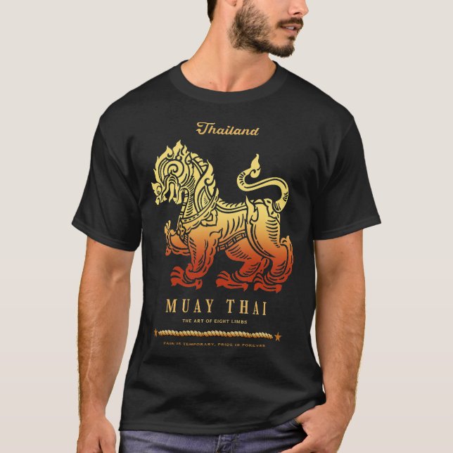 Muay Thai Boran Born to Fight 2 T-Shirt (Front)