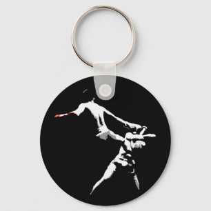 Muay Thai Boxing Action Keychain
