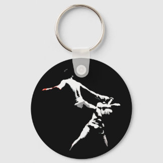 Muay Thai Boxing Action Keychain