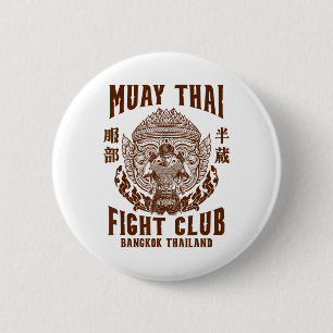 Muay Thai Boxing Lover Boxing Boxer Muay Thai Figh 2 Inch Round Button
