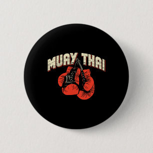 Muay Thai Boxing Martial Arts – Kickboxing 2 Inch Round Button