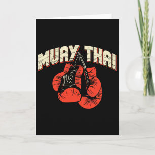 Muay-thai Boxing Martial Arts - Kickboxing  Card