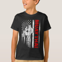 Muay Thai Boxing US American Flag