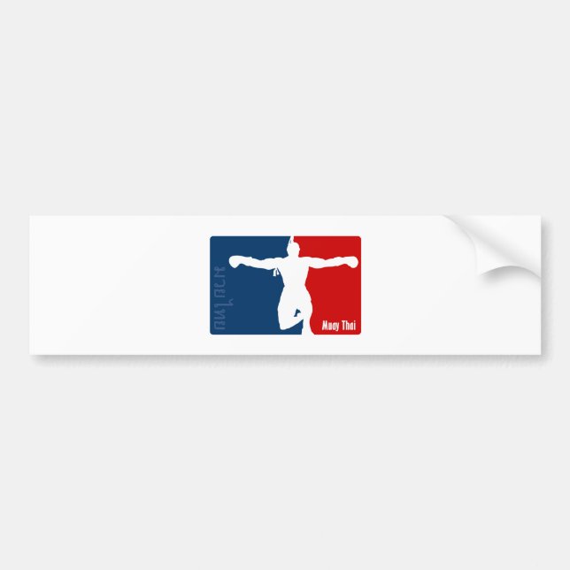 Muay Thai Bumper Sticker (Front)