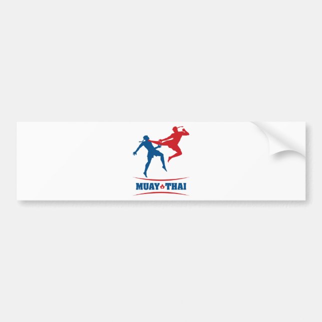 Muay Thai Bumper Sticker (Front)