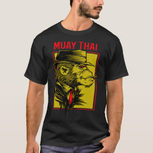 Muay Thai Chimp Jiu Jitsu MMA Fighting Muay Thai T-Shirt