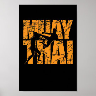 Muay Thai fight with style Poster