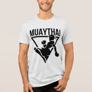 Muay Thai fighter Gym Tri-Blend Shirt