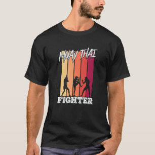 Muay Thai Fighter Kick Boxing Sport T-Shirt