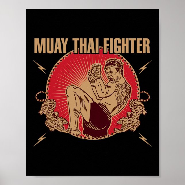 Muay Thai Fighter  Poster (Front)