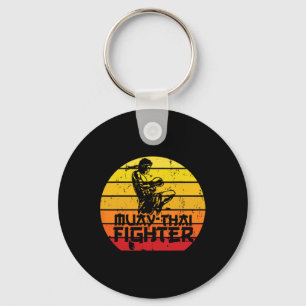 Muay Thai Fighter Thai Boxing Martial Arts Combat Keychain