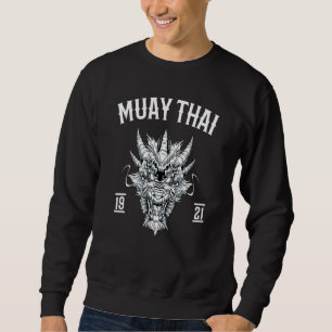 Muay Thai Fighting Dragon Demon Thai Boxing Sweatshirt
