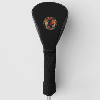 Muay Thai Funny Cat Kickboxing Thailand Boxing Cat Golf Head Cover