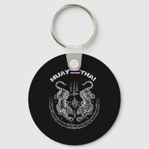 Muay Thai Kickboxing Thailand Keychain
