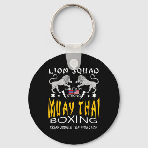 Muay Thai Kickboxing Training Mma Workout Gym Keychain