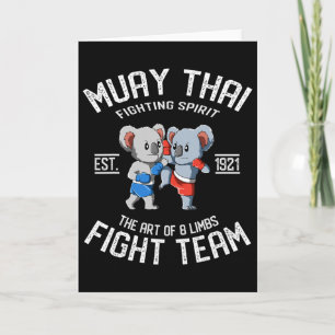 Muay Thai Koala Fight Team - Nak Muay, Kickboxing  Card