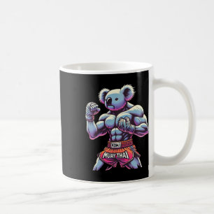 Muay Thai Koala Kickboxing Fighter Funny  Coffee Mug